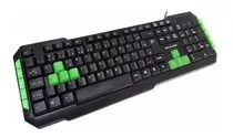 Teclado Gamer Multimidia Teclas Verdes Usb Multilaser Tc201