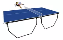 Mesa Ping Pong Klopf 1009 Mdf 15mm Dobravel + Kit Raquetes