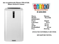 Aire Acondicionado Thomas 12000 Btu Th-ac12k Sin Kit Ventana