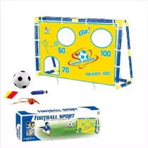 Arco Fútbol Con Entrenador Para Niños