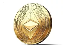 Moneda Física / Souvenir Ethereum Eth Original Alto Detalle