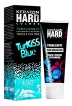Tintura Kert Cosméticos  Keraton Hard Colors Tonalizante Tom Turkiss Blue X 100g