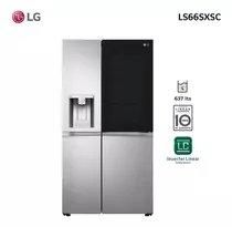 Refrigerador Inverter Insta View 637l LG Ls66sxsc Color Plateado
