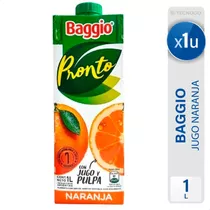 Jugo Baggio Pronto Naranja 1l Libre De Gluten Sin Tacc 