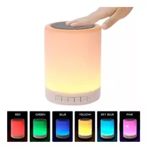 Lámparas De Velador Lámpara Touch Speaker Bluetooth Led Rgb