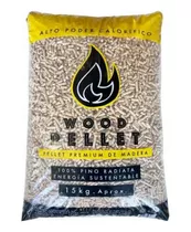 Wood Pellet 15 Kg 100% Pino Radiata