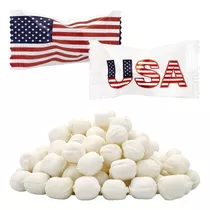 Patriotic Flag Usa Buttermints, 4 De Julio, Caramelos De Men