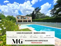 Casa Quinta En Alquiler Barrio Links, Ezeiza La Union