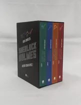 Box - Sherlock Holmes - Obra Completa - Vol. Ii - 4 Volumes De Arthur Conan Doyle Pela Harpercollins (2017)