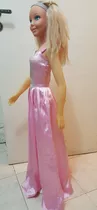 Muñeca Gigante Estilo Barbie Ropa Zapatos 1 Metro Colección 