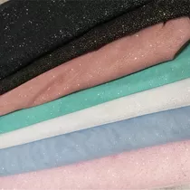 Tule Com Glitter  Para Vestuário Lembrancinhas Artesanato