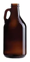 Botellon  Growler 1.9l Ambar Tapa Metal O Plastica (xunid)