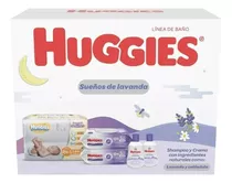 Set Bebé Huggies 44 Pañales + 160 Toallitas +crema+ Shampoo