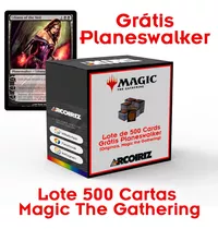 Ultra Lote Magic 500 Cartas Mtg + Planeswalker Grátis!