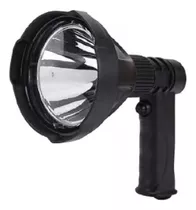 Foco De Mano Reflector Cree Led T6 25w Recargable Color De La Linterna Negro Color De La Luz Blanco