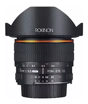 Rokinon Fe8m-n 8mm F3.5 Fisheye Fixed Lente Para Nikon