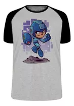Camiseta Blusa Plus Size Mini Mega Man Rockman Capcom