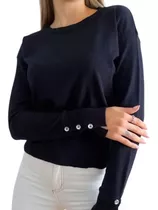 Sweater Liso De Bremer Mujer Otoño/invierno