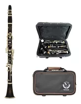 Clarinete Eagle 17 Chaves Niqueladas Sib Cl04n 