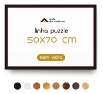 Moldura 50x70 Quebra Cabeça Grow Puzzle 1000 Pçs Sem Vidro