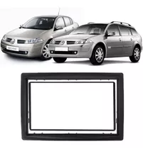 Moldura Painel Dvd Megane Grand Tour 2007 A 2012 Preto