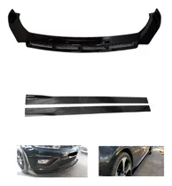 Kit Front Lip Delantero 3 Piezas Lip Lateral Faldon 2 Mtros