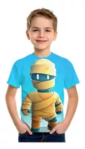 Hkm Divertida Polera Infantil 3d Stumble Guys