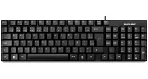 Teclado Básico Multilaser Slim Laser Usb Preto - Tc193