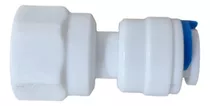 Conector Rapido Manguera 1/4 Para Refrigerador Rosca Interna