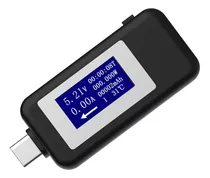 Para Medidor De Capacidade De Tensão De Corrente Tipo C Usb,