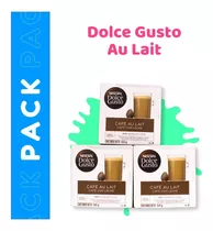 Café Au Lait Dolce Gusto, Cartón De 3 Cajitas De 16 Cap C/u