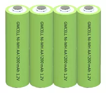 Pila Recargable 1200mah Multiproposito Pack 4 Unid. Triple A