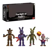 4 Bonecos Fnaf Freddy, Bonnie, Springtrap, Balloon Boy 