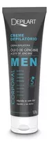 Creme Depilatório Corporal Men 120g - Depilart Óleo Gengibre