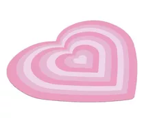 Mouse Pad Forma Corazón Lindo Kawaii Gamer Tierno Mujer Niña