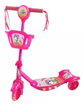 Patinete Mini Unicórnio Rosa Infantil Luz E Som Menina C44