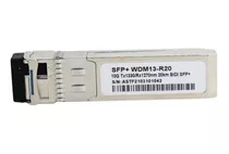 Módulo Sfp+ 10g 20km Lc Bidi Ddm Tx1330-rx1270nm Wdm13-r20