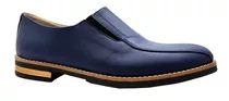 Zapato Hombre, De Vestir, Elastico Y Suela De Goma, Mocasin