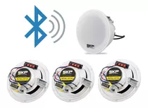 Kit 4 Parlantes Musica Funcional 1c Amplificador Y Bluetooth