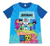 Franela Camisa Niño Teen Titans Go En Algodon