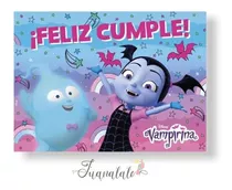 Afiche Feliz Cumpleaños Vampirina 40 X 54 Cm Cotillón 