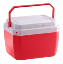 Caixa Térmica Cooler 6l Piscina Pesca Camping Churrasco Cor Vermelho