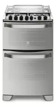 Cocina Electrolux 4 Hornallas Doble Horno Inox Color Acero Inoxidable