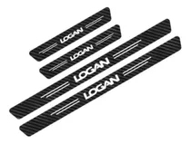 Renault Logan Protectores Posapies Fibra Carbono Kit X4