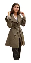 Piloto Mujer Trench Impermeable 4 Colores  P/ Lluvia Oferta