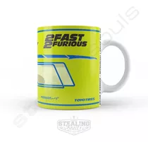 Taza Fast & Furious / Rapido Y Furioso - Brian O´conner - Mitsubishi Lancer Evo - Cine / Pelicula / Coleccion