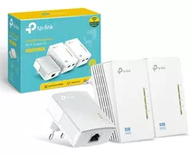 Kit De Adaptador De Linha De Energia Tp-link Wifi Av600 Tl-wpa4220 Tkit