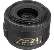 Lente Nikon Af-s Dx Nikkor 35mm F/1.8g Dsrl Autofoco F1.8