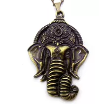 Colar Ganesha Cobre Velho