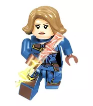 Boneco Avengers Bloco De Montar Com Lego Capitã Marvel